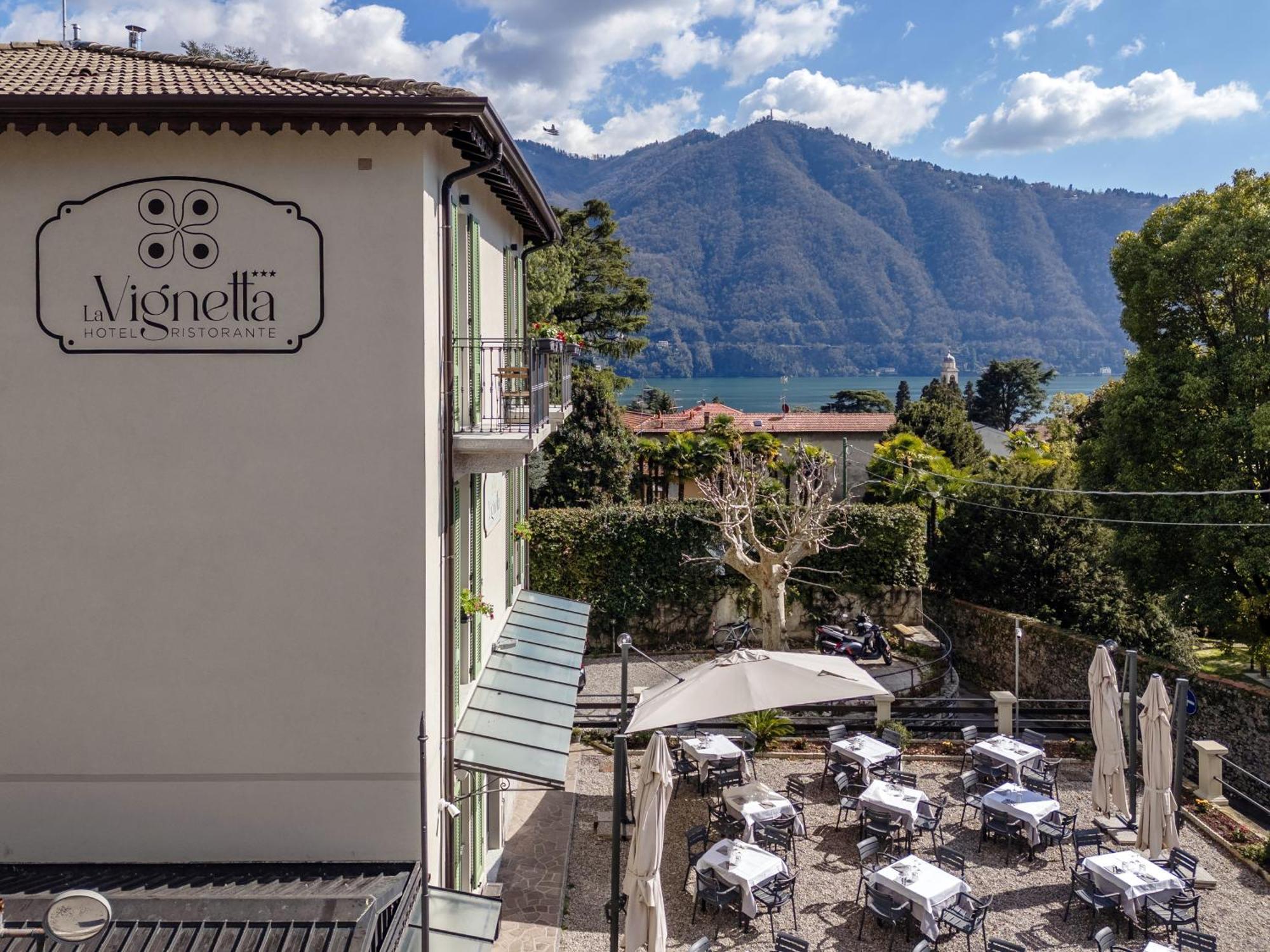 Hotel Ristorante La Vignetta Черноббио Экстерьер фото
