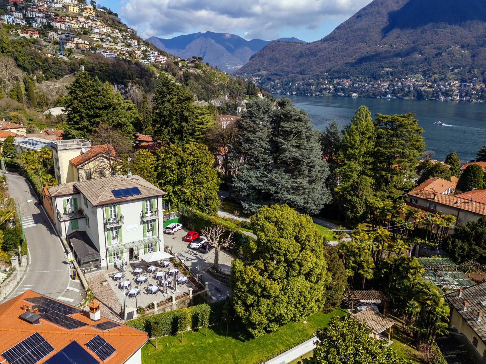 Hotel Ristorante La Vignetta Черноббио Экстерьер фото